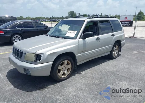 2001 Subaru Forester S z USA, uszkodzony, nr VIN JF1SF65681G755368